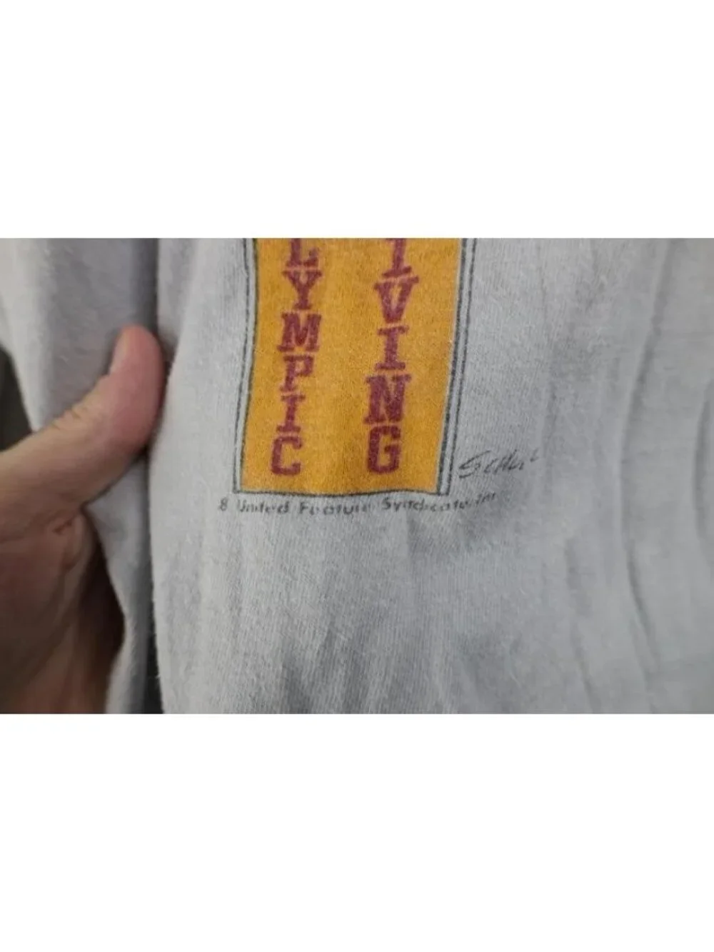 Vtg 80s Mens Large Snoopy USC 1984 LA Olympics Diving Long Sleeve T-Shirt USA
